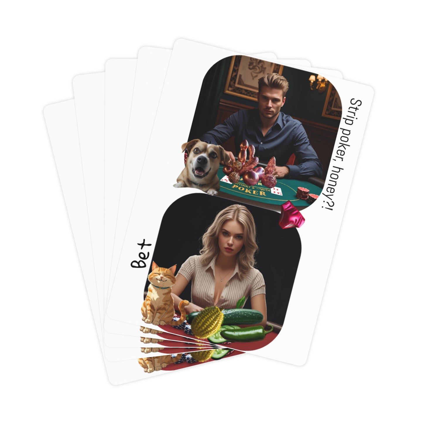 Sexy Playing Cards - Strip Poker? Bet