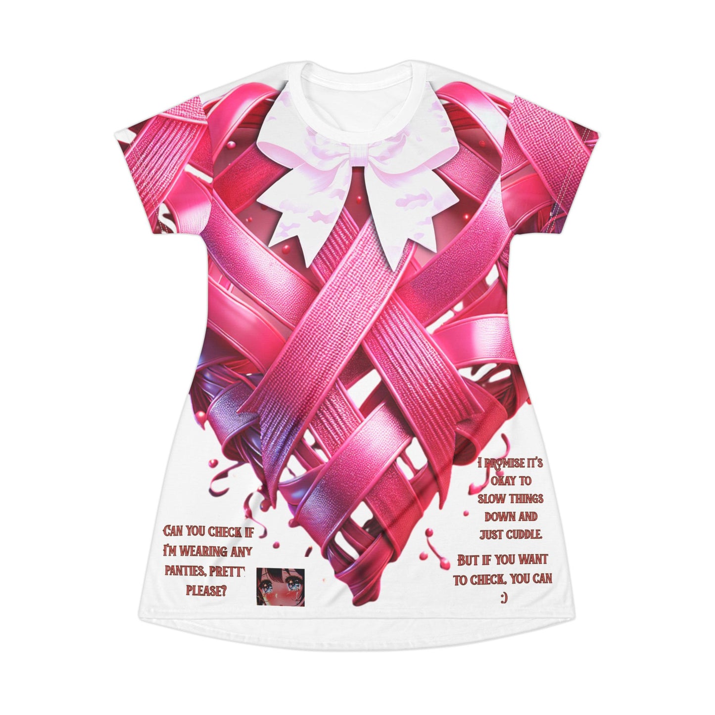 Naughty Worded T-Shirt Dress