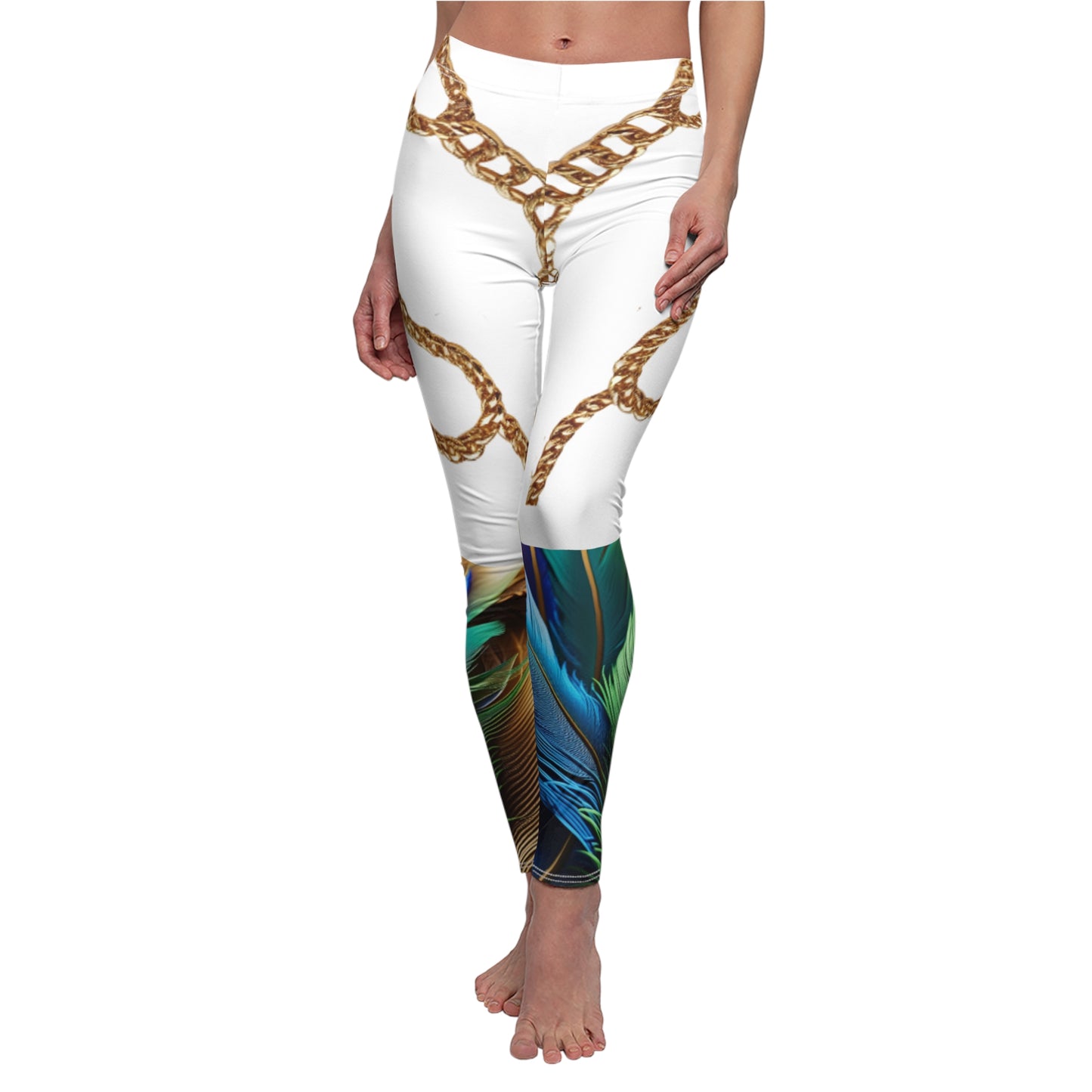 Leggings with Sexy Chain Designs - 'Break My Chain' and 'Pat Roughly'