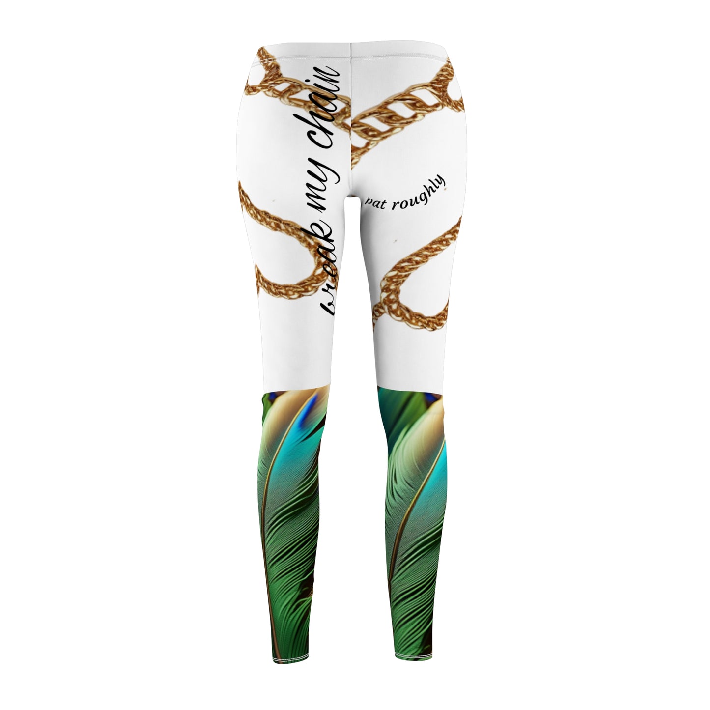 Leggings with Sexy Chain Designs - 'Break My Chain' and 'Pat Roughly'