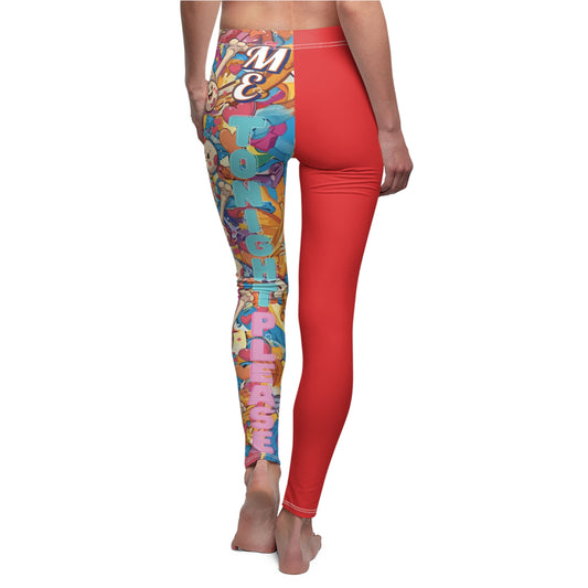 Leggings - 'Bone Me Tonight' Sexy Dual Color Women's Casual Leggings