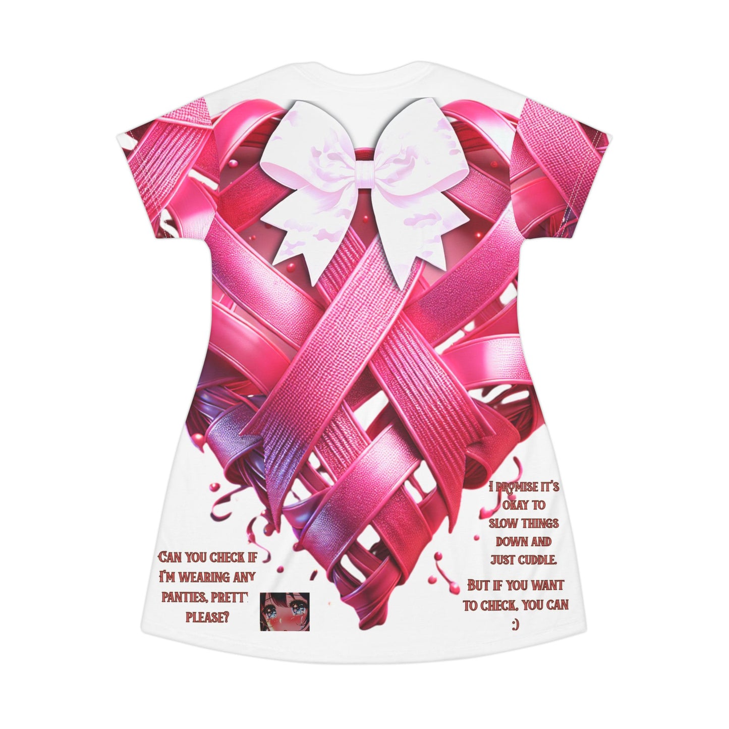 Naughty Worded T-Shirt Dress