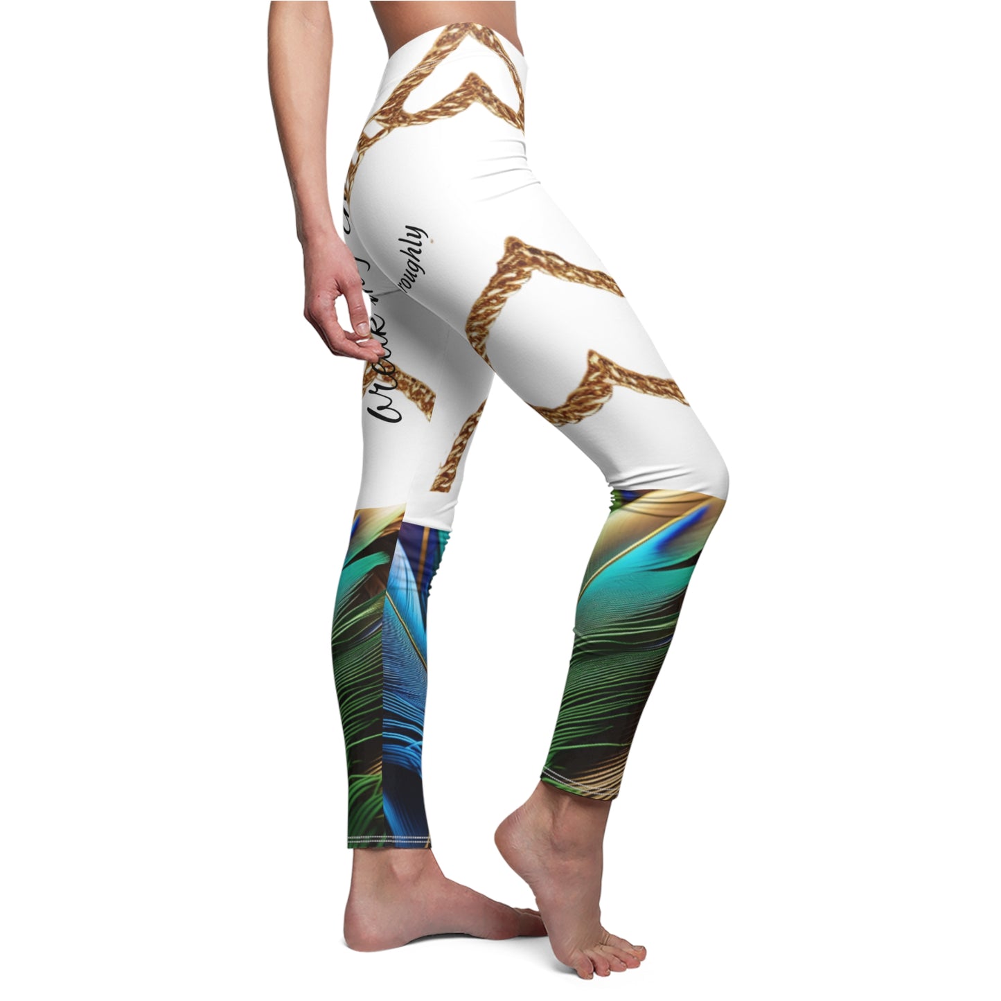 Leggings with Sexy Chain Designs - 'Break My Chain' and 'Pat Roughly'