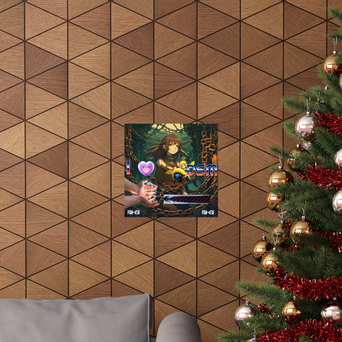 Anime Poster - I Heart Bee DSM Hand Tie