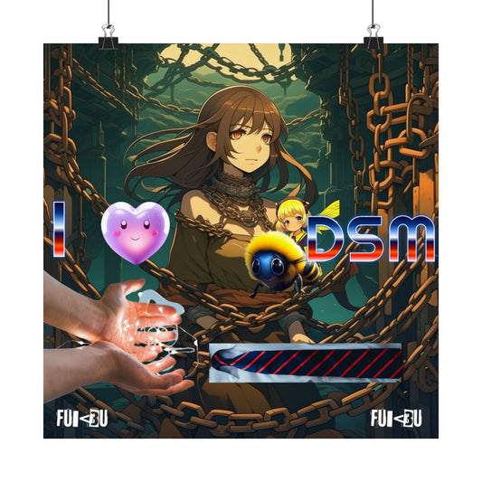 Anime Poster - I Heart Bee DSM Hand Tie