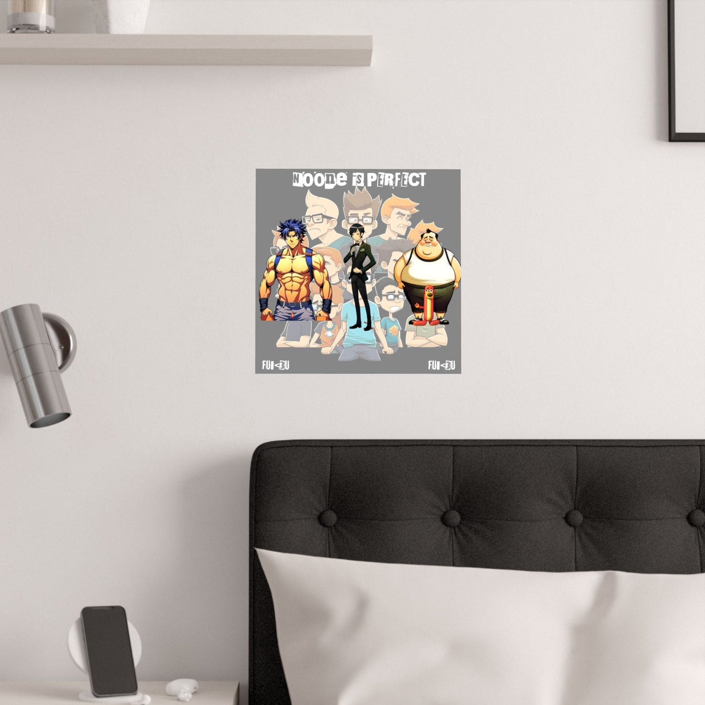 Satin Poster - Embrace Your Imperfections with Humor