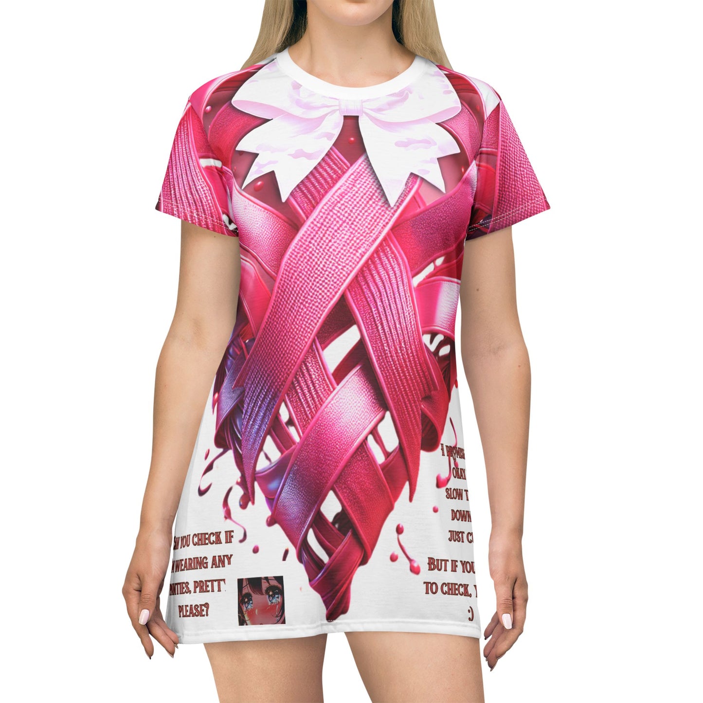 Naughty Worded T-Shirt Dress