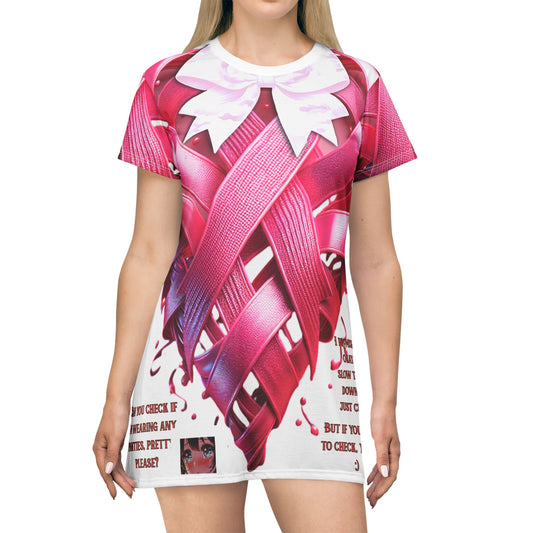 Naughty Worded T-Shirt Dress